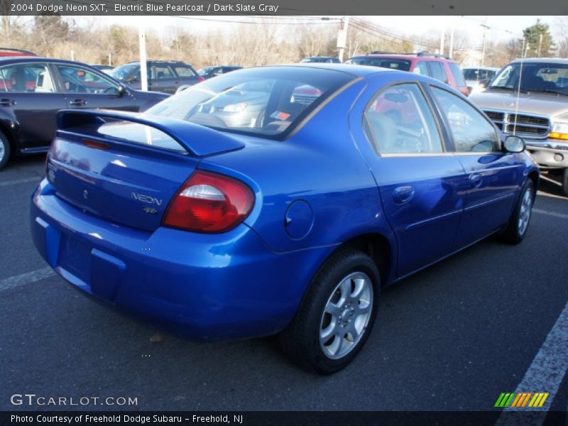 Electric Blue Pearlcoat / Dark Slate Gray 2004 Dodge Neon SXT