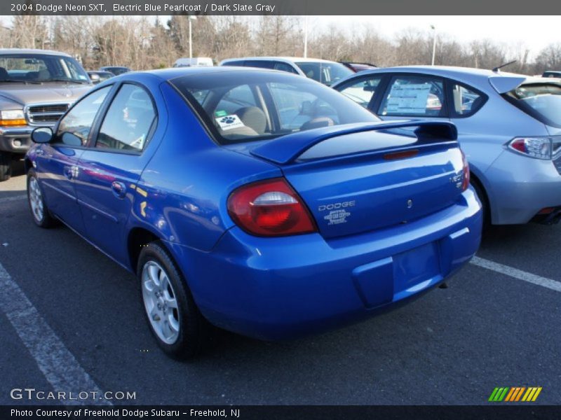 Electric Blue Pearlcoat / Dark Slate Gray 2004 Dodge Neon SXT