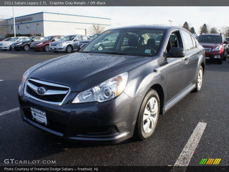 Graphite Gray Metallic / Off-Black 2011 Subaru Legacy 2.5i