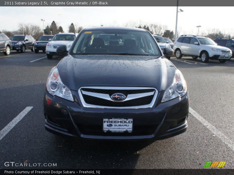 Graphite Gray Metallic / Off-Black 2011 Subaru Legacy 2.5i