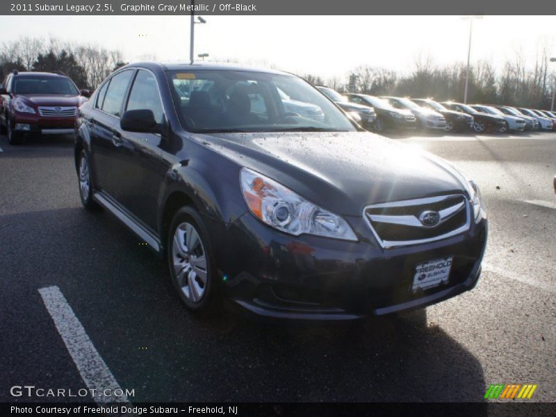 Graphite Gray Metallic / Off-Black 2011 Subaru Legacy 2.5i