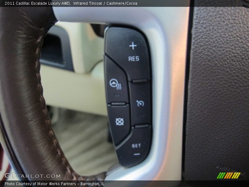 Infrared Tincoat / Cashmere/Cocoa 2011 Cadillac Escalade Luxury AWD