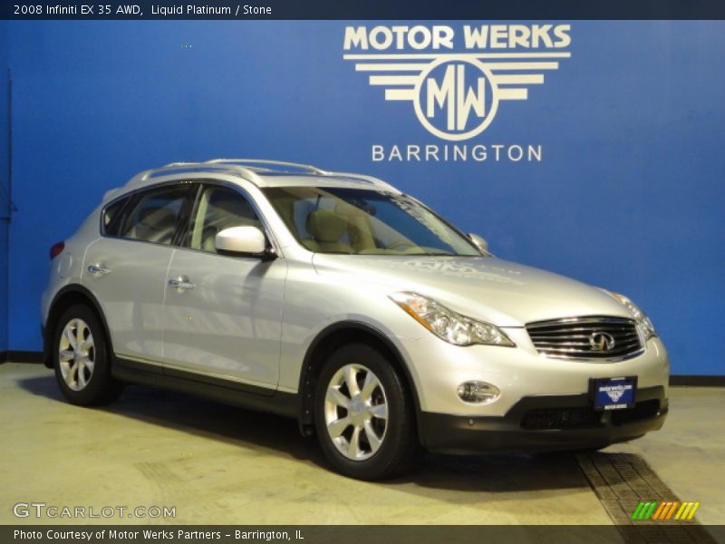 Liquid Platinum / Stone 2008 Infiniti EX 35 AWD