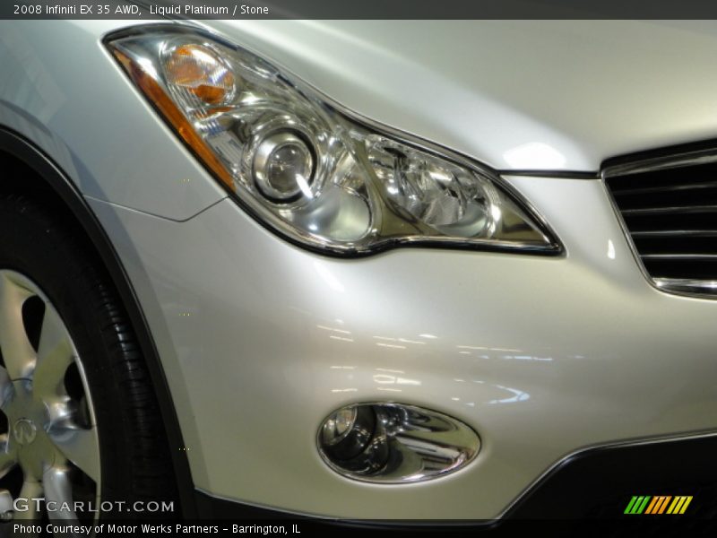 Liquid Platinum / Stone 2008 Infiniti EX 35 AWD