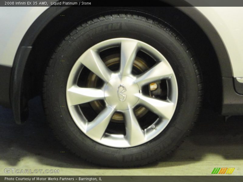 Liquid Platinum / Stone 2008 Infiniti EX 35 AWD