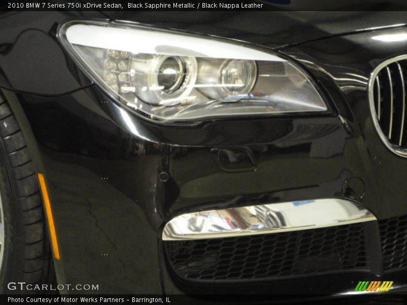 Black Sapphire Metallic / Black Nappa Leather 2010 BMW 7 Series 750i xDrive Sedan