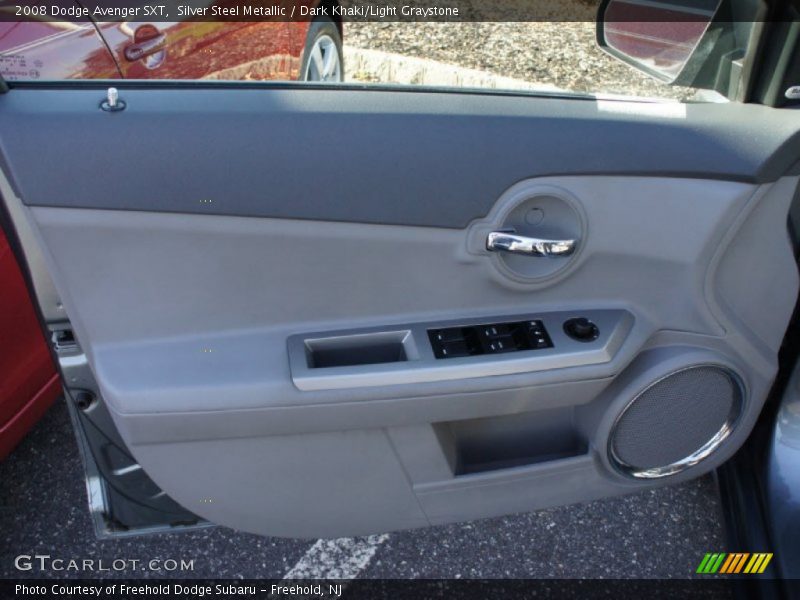 Silver Steel Metallic / Dark Khaki/Light Graystone 2008 Dodge Avenger SXT