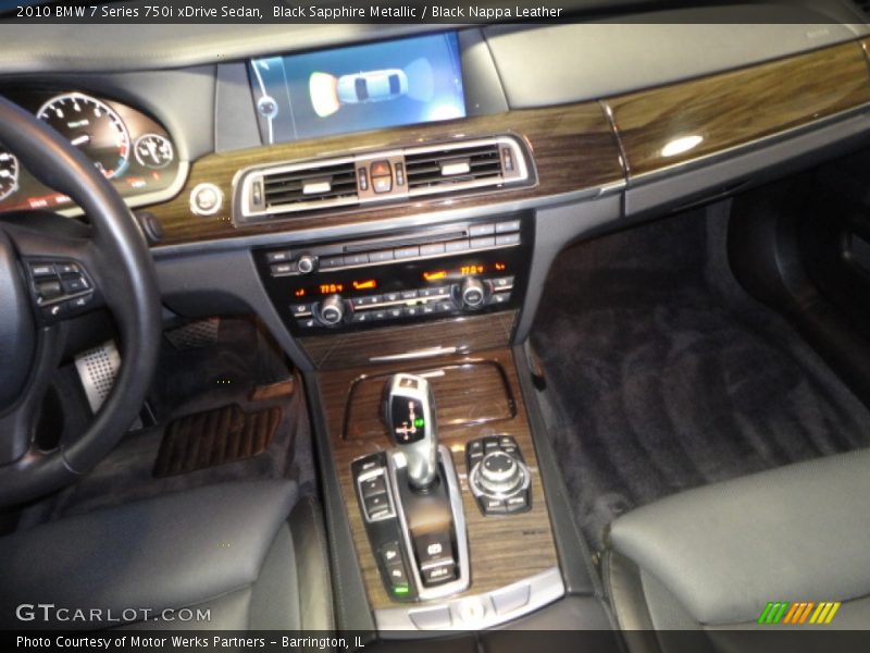 Black Sapphire Metallic / Black Nappa Leather 2010 BMW 7 Series 750i xDrive Sedan