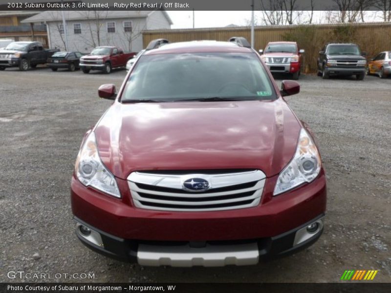 Ruby Red Pearl / Off Black 2012 Subaru Outback 3.6R Limited
