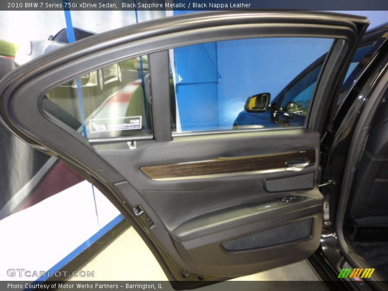 Black Sapphire Metallic / Black Nappa Leather 2010 BMW 7 Series 750i xDrive Sedan
