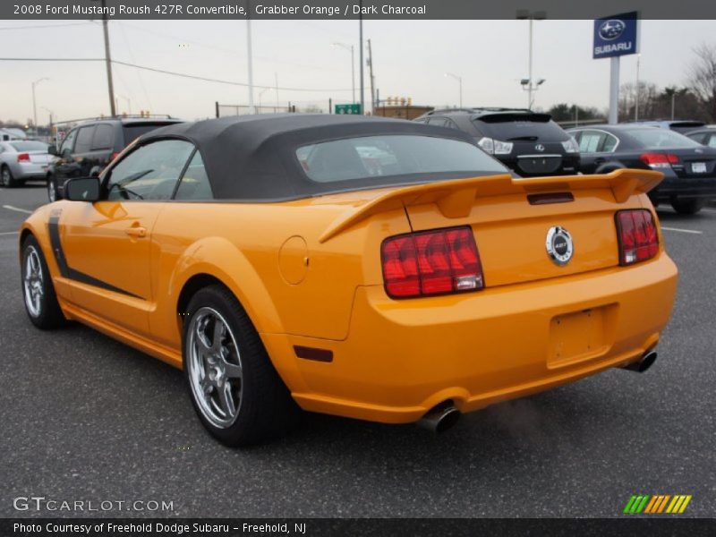 Grabber Orange / Dark Charcoal 2008 Ford Mustang Roush 427R Convertible