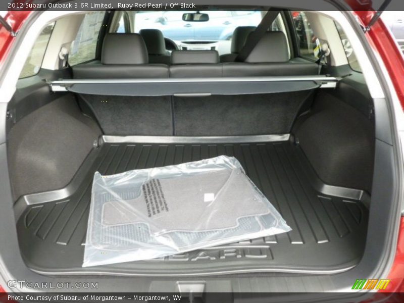 Ruby Red Pearl / Off Black 2012 Subaru Outback 3.6R Limited