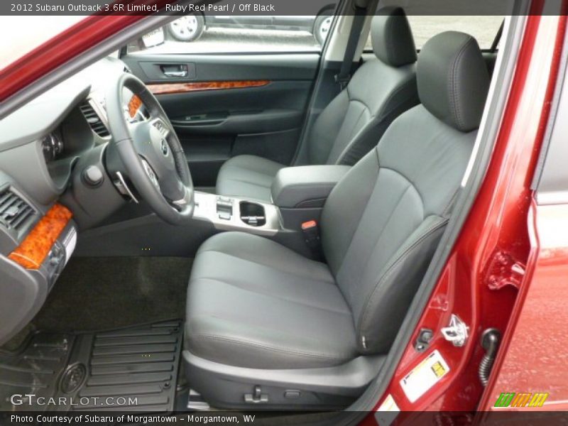 Ruby Red Pearl / Off Black 2012 Subaru Outback 3.6R Limited