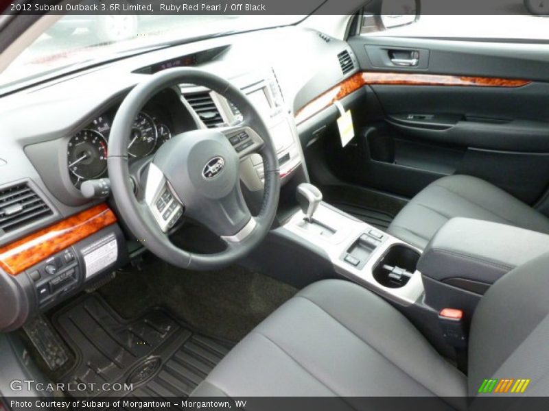 Ruby Red Pearl / Off Black 2012 Subaru Outback 3.6R Limited