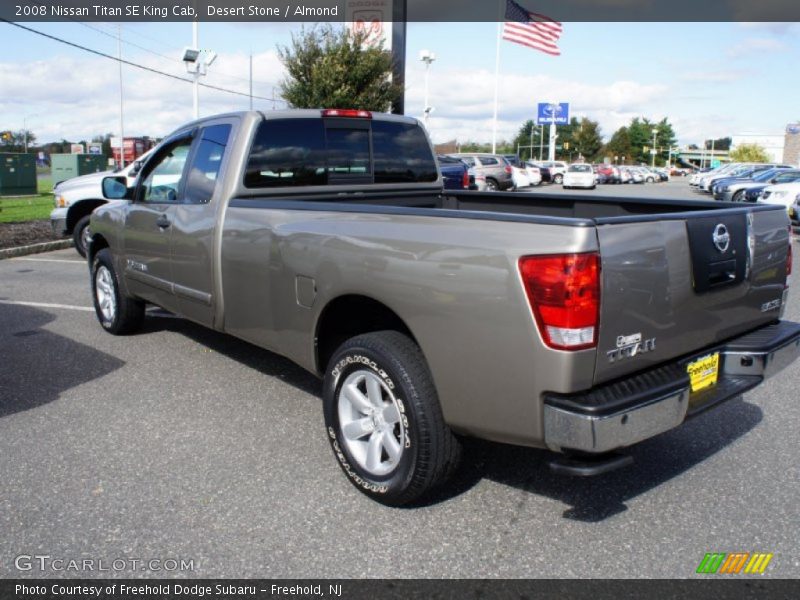 Desert Stone / Almond 2008 Nissan Titan SE King Cab