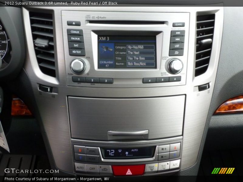 Ruby Red Pearl / Off Black 2012 Subaru Outback 3.6R Limited