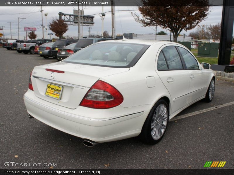 Arctic White / Cashmere 2007 Mercedes-Benz E 350 Sedan