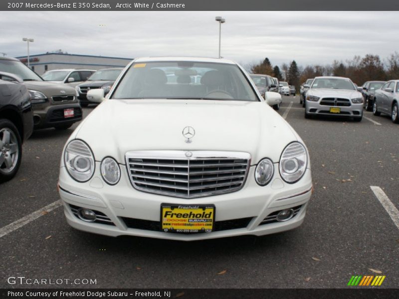 Arctic White / Cashmere 2007 Mercedes-Benz E 350 Sedan