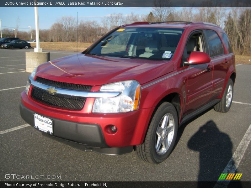 Salsa Red Metallic / Light Gray 2006 Chevrolet Equinox LT AWD