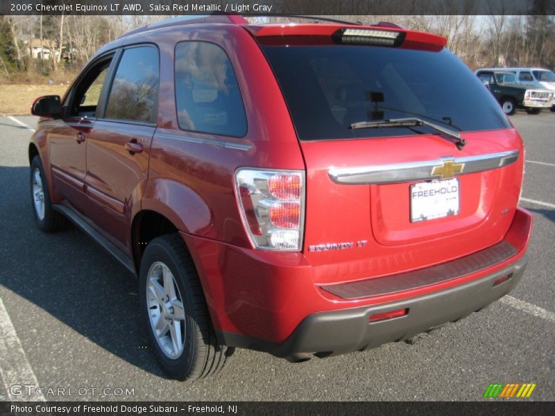 Salsa Red Metallic / Light Gray 2006 Chevrolet Equinox LT AWD