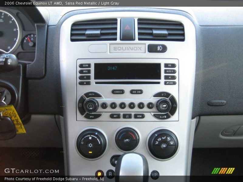 Controls of 2006 Equinox LT AWD