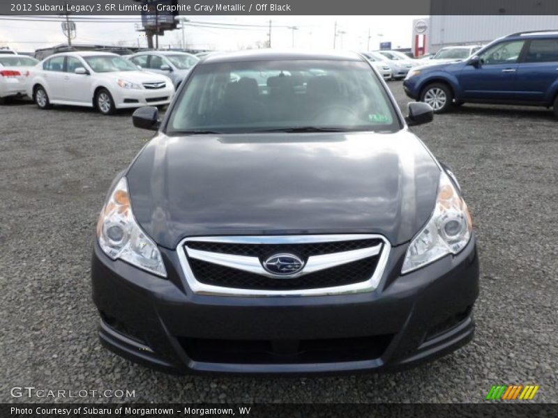 Graphite Gray Metallic / Off Black 2012 Subaru Legacy 3.6R Limited