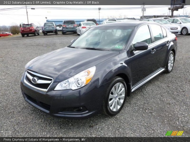 Graphite Gray Metallic / Off Black 2012 Subaru Legacy 3.6R Limited