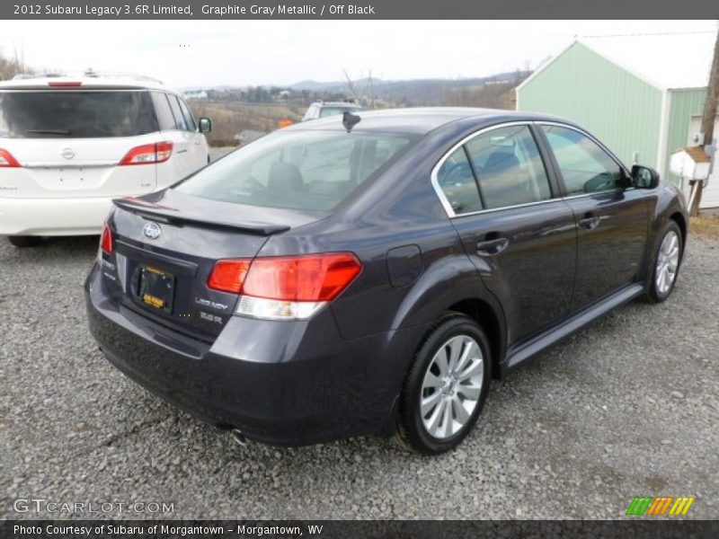 Graphite Gray Metallic / Off Black 2012 Subaru Legacy 3.6R Limited
