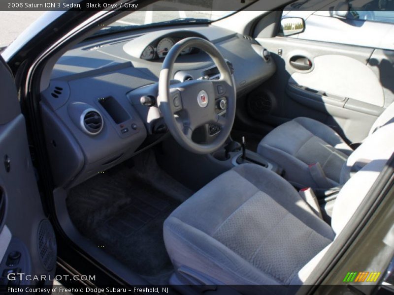 Black Onyx / Gray 2006 Saturn ION 3 Sedan