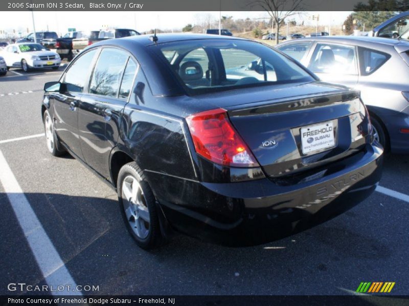 Black Onyx / Gray 2006 Saturn ION 3 Sedan