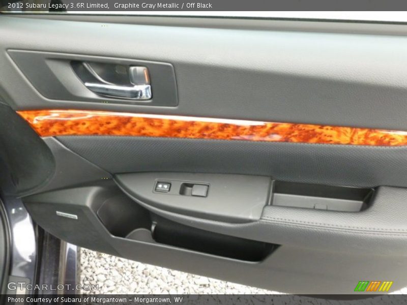 Graphite Gray Metallic / Off Black 2012 Subaru Legacy 3.6R Limited