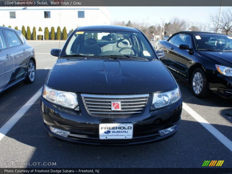 Black Onyx / Gray 2006 Saturn ION 3 Sedan