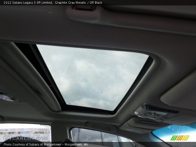 Graphite Gray Metallic / Off Black 2012 Subaru Legacy 3.6R Limited