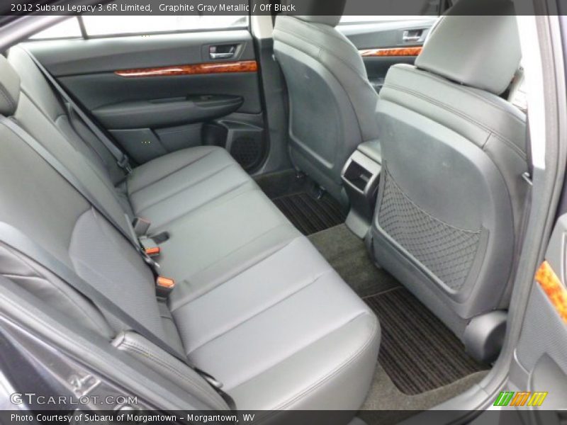 Graphite Gray Metallic / Off Black 2012 Subaru Legacy 3.6R Limited
