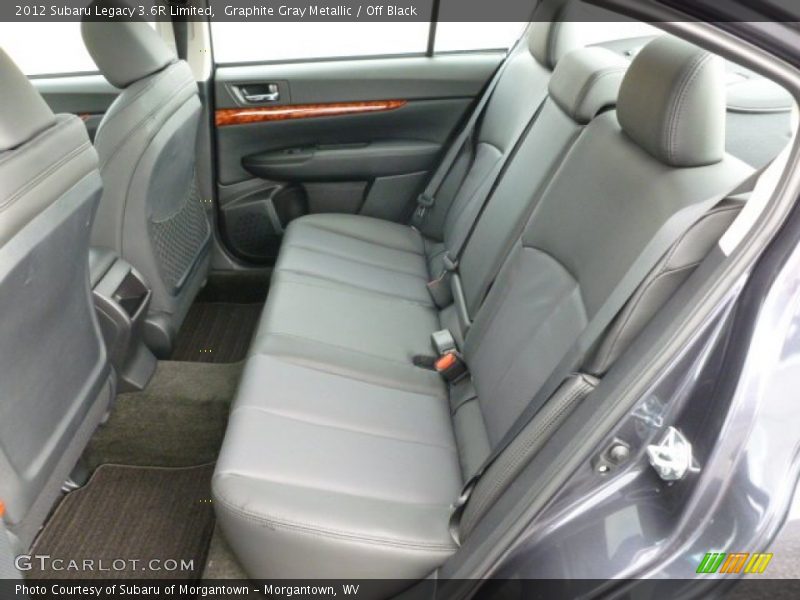Graphite Gray Metallic / Off Black 2012 Subaru Legacy 3.6R Limited