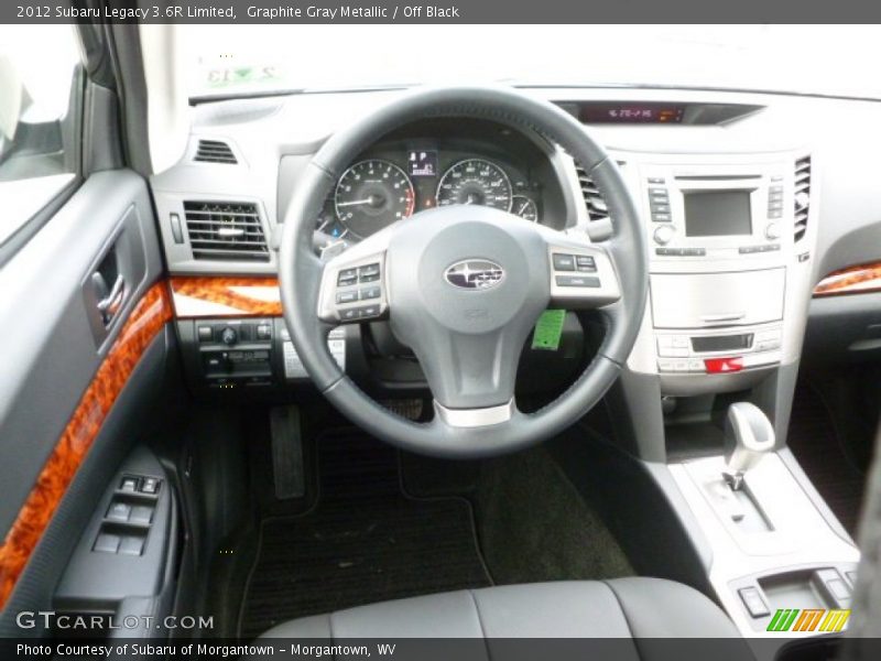 Graphite Gray Metallic / Off Black 2012 Subaru Legacy 3.6R Limited