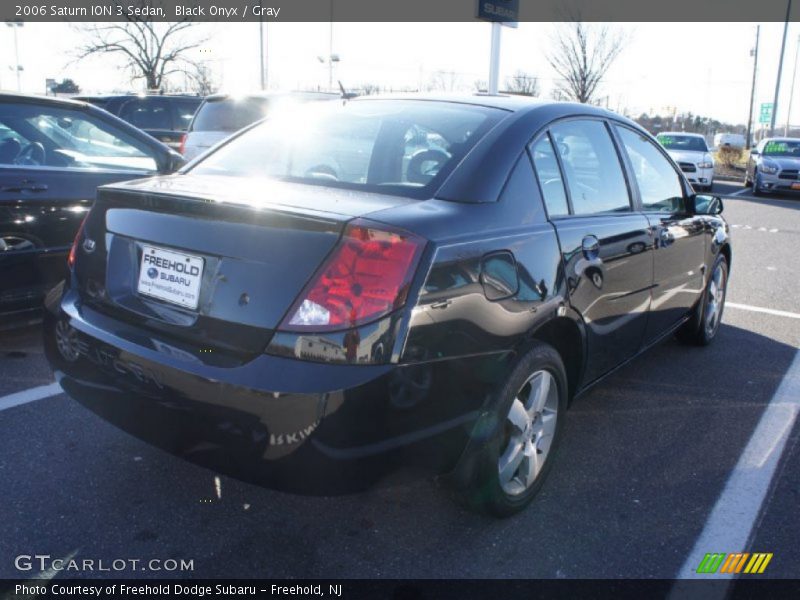 Black Onyx / Gray 2006 Saturn ION 3 Sedan