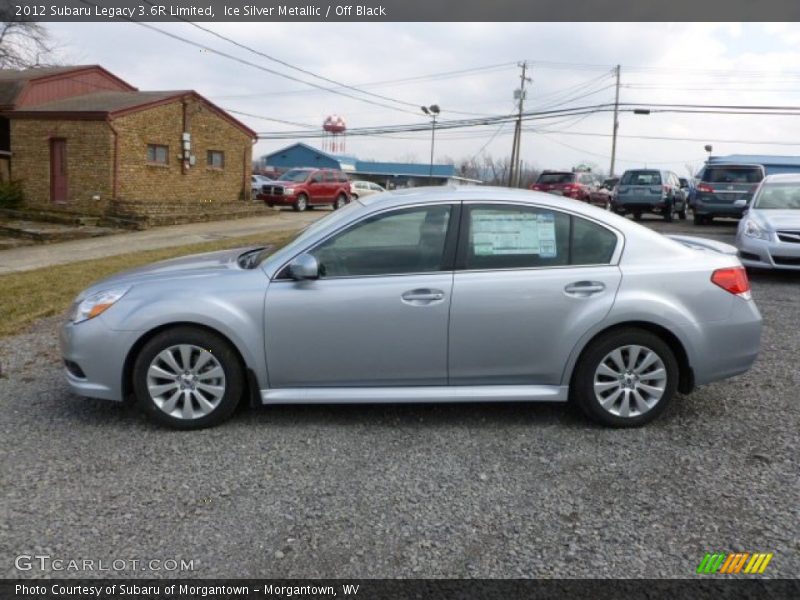 Ice Silver Metallic / Off Black 2012 Subaru Legacy 3.6R Limited