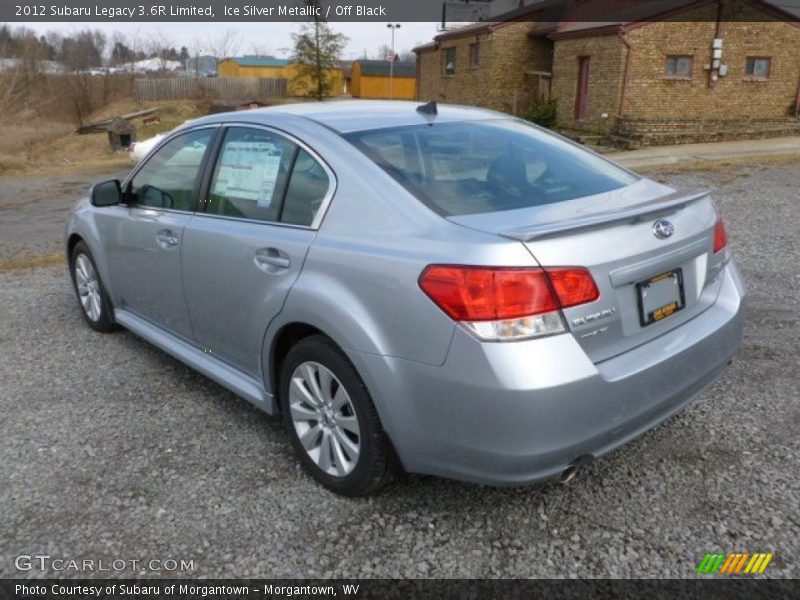 Ice Silver Metallic / Off Black 2012 Subaru Legacy 3.6R Limited