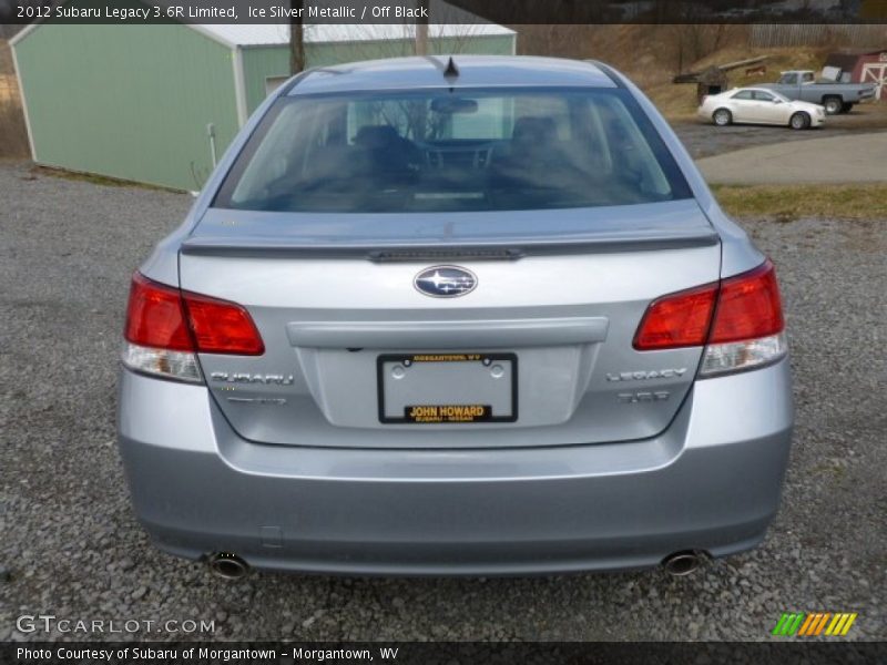 Ice Silver Metallic / Off Black 2012 Subaru Legacy 3.6R Limited
