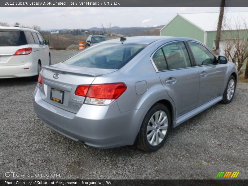 Ice Silver Metallic / Off Black 2012 Subaru Legacy 3.6R Limited