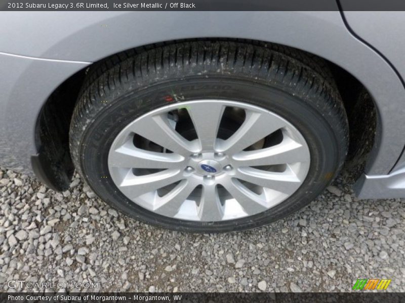 Ice Silver Metallic / Off Black 2012 Subaru Legacy 3.6R Limited