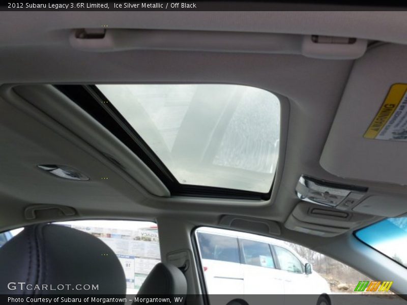 Ice Silver Metallic / Off Black 2012 Subaru Legacy 3.6R Limited