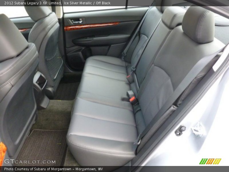 Rear Seat of 2012 Legacy 3.6R Limited