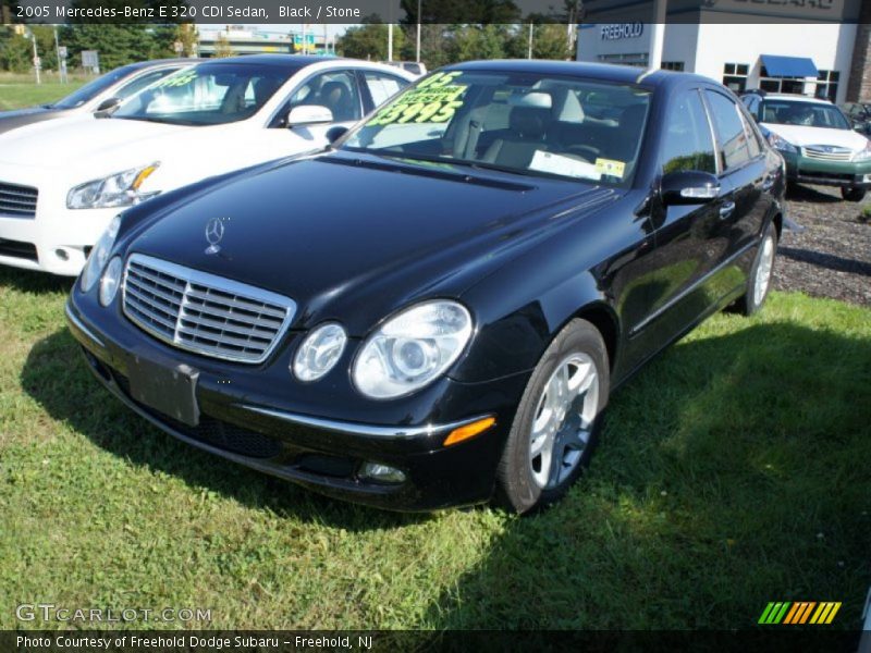 Black / Stone 2005 Mercedes-Benz E 320 CDI Sedan