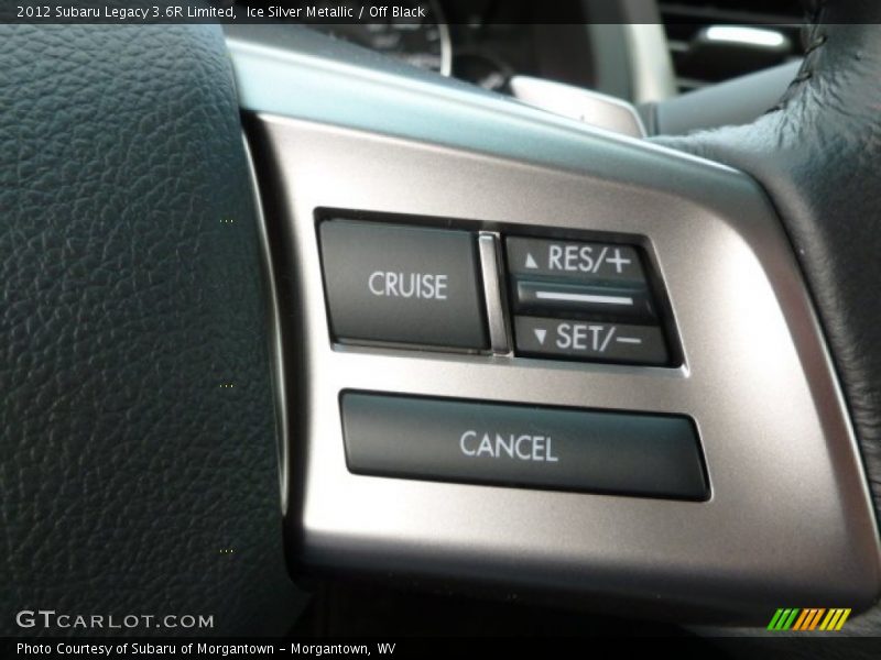Ice Silver Metallic / Off Black 2012 Subaru Legacy 3.6R Limited