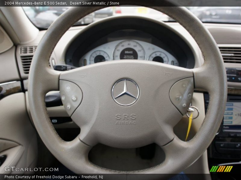 Desert Silver Metallic / Stone 2004 Mercedes-Benz E 500 Sedan