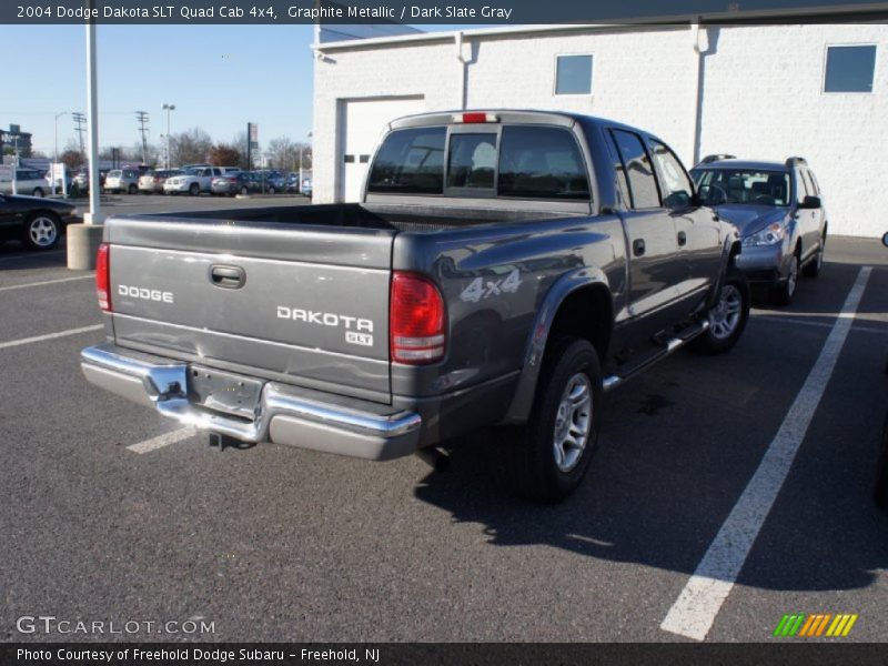 Graphite Metallic / Dark Slate Gray 2004 Dodge Dakota SLT Quad Cab 4x4