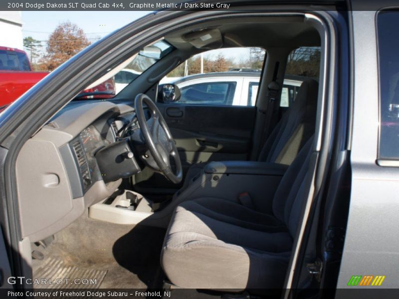 Graphite Metallic / Dark Slate Gray 2004 Dodge Dakota SLT Quad Cab 4x4