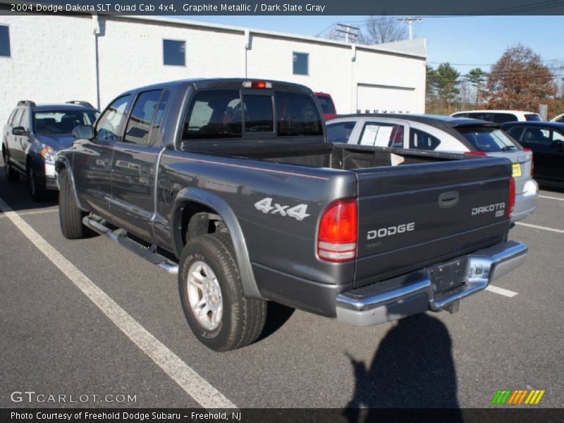 Graphite Metallic / Dark Slate Gray 2004 Dodge Dakota SLT Quad Cab 4x4
